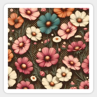 Cosmos Flowers Sticker